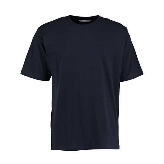T-shirt Meski Luzny Bawelniany K500 - Navy