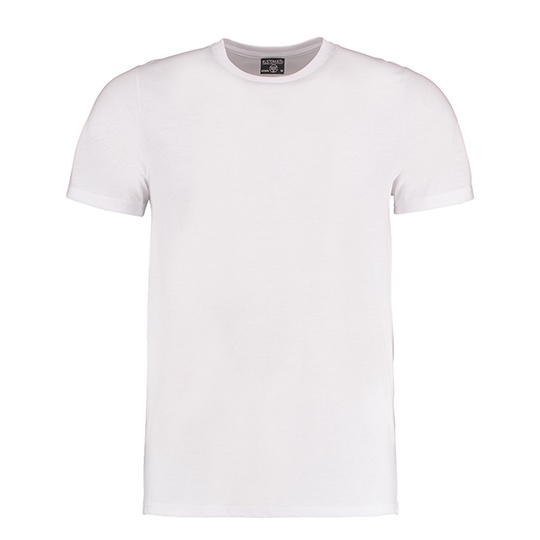 Koszulka Fashion Fit Poliester Bawelna K504 - White