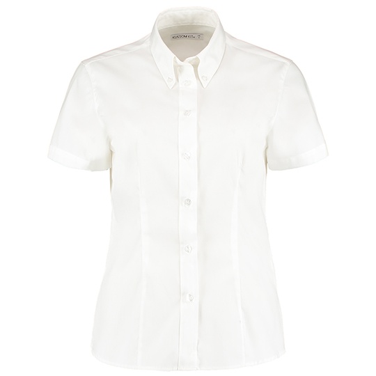 Koszula Damska Nowoczesna Oxford Latwe Prasowanie K701 - White