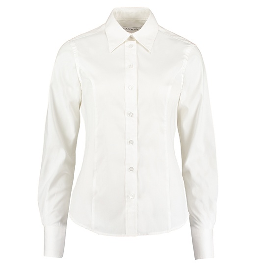 Koszula Damska Nowoczesna Oxford Latwe Prasowanie K702 - White