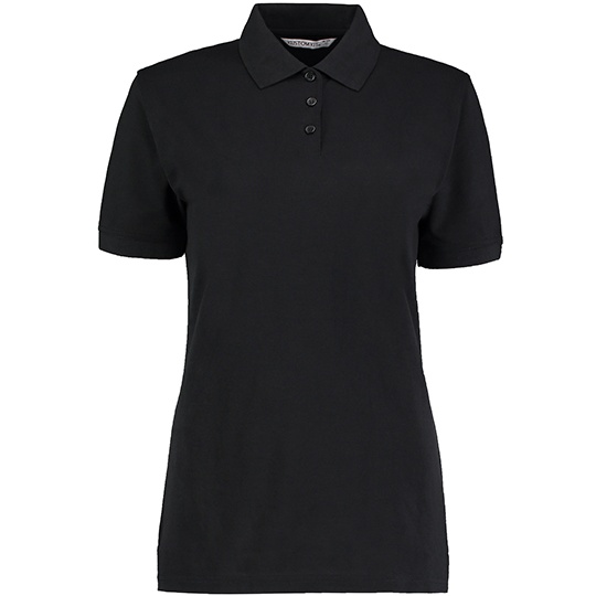 Koszulka Polo Damska Klasyczna Pika K703 - Black