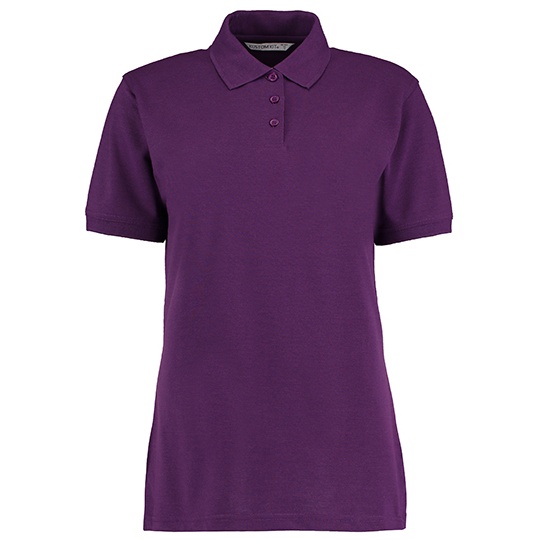 Damskie klasyczne polo K703 - Dark Purple