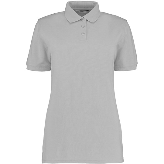 Damskie klasyczne polo K703 - Heather Grey