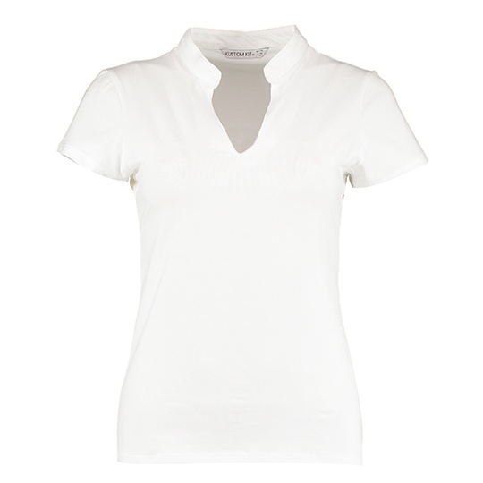 Bluzka Damska Slim Elastyczna Bawelna K770 - White