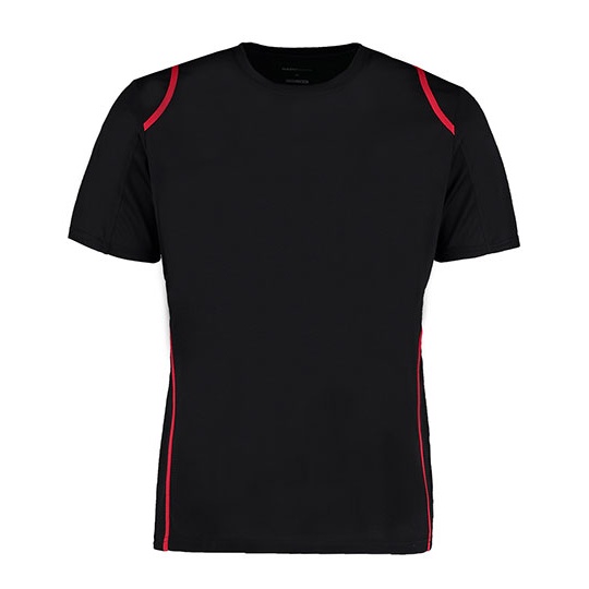 Koszulka Klasyczna Odprowadzająca Wilgoć K991 - Black & Red