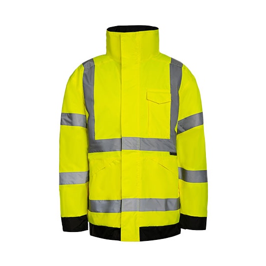 Lekka kurtka przeciwdeszczowa KX020 - Signal Yellow