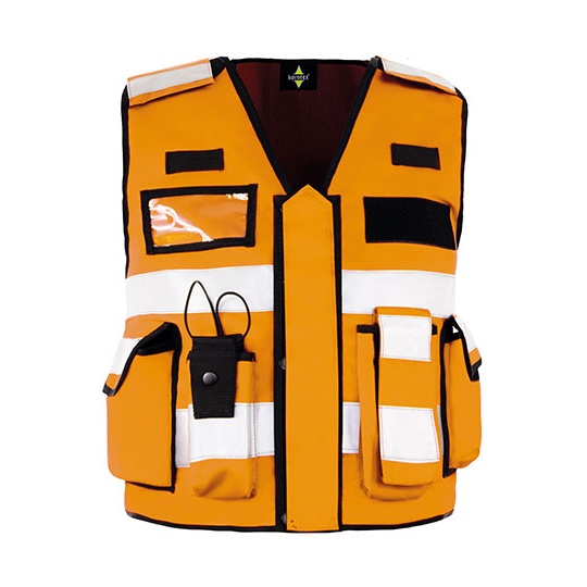 Kamizelka Taktyczna Odblaskowa Poliester Oxford KX040 - Signal Orange