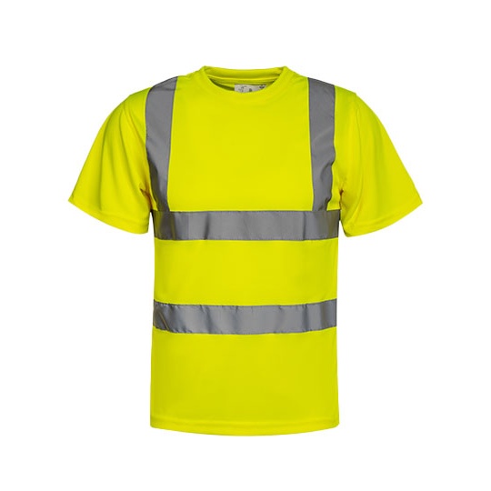 T-shirt Klasyczny Poliester Ostrzegawczy KX071 - Signal Yellow