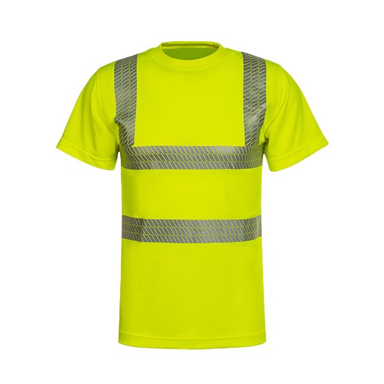 Koszulka Ostrzegawcza Oddychajaca Hi-Vis KX072 - Signal Yellow