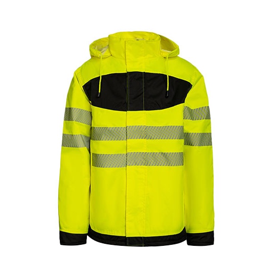 Kurtka Robocza Hi-Vis Wodoodporna KX1004 - Signal Yellow & Black