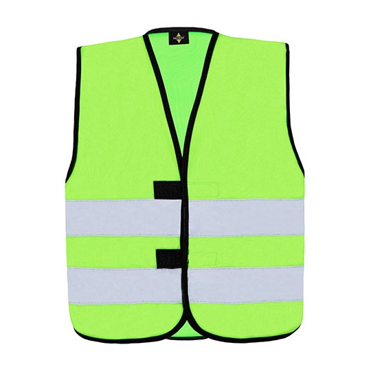 Dziecięca kamizelka odblaskowa KX100K - Lime Green