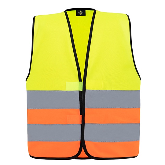 Kamizelka Klasyczna Odblaskowa KX100K - Yellow & Orange