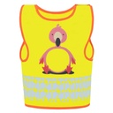 Kamizelka Dziecieca Ochronna Odblaskowa KX119K - Flamingo Yellow