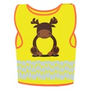 Kamizelka Dziecieca Ochronna Odblaskowa KX119K - Moose Yellow