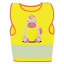 Kamizelka Dziecieca Ochronna Odblaskowa KX119K - Unicorn Yellow