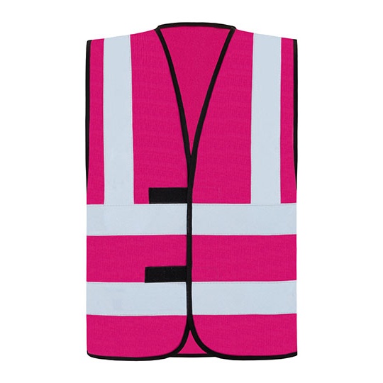 Kamizelka Klasyczna Odblaskowa Poliestrowa KX140 - Magenta