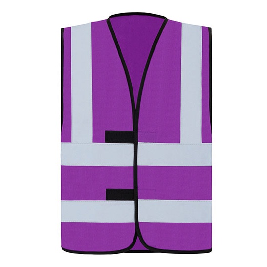 Kamizelka Klasyczna Odblaskowa Poliestrowa KX140 - Violett