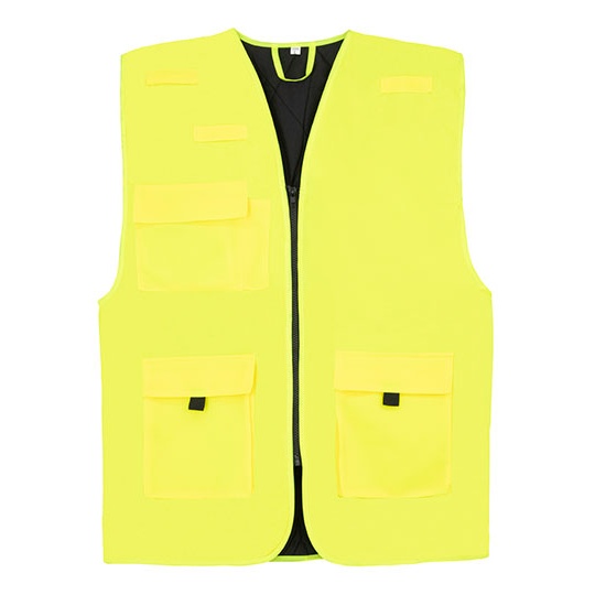 Kamizelka Ocieplana Poliester KX166 - Signal Yellow