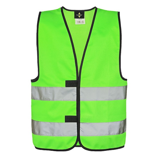 Dziecięca kamizelka odblaskowa KX200 - Neon Green