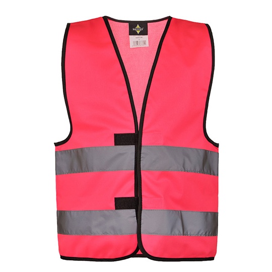 Dziecięca kamizelka odblaskowa KX200 - Neon Pink