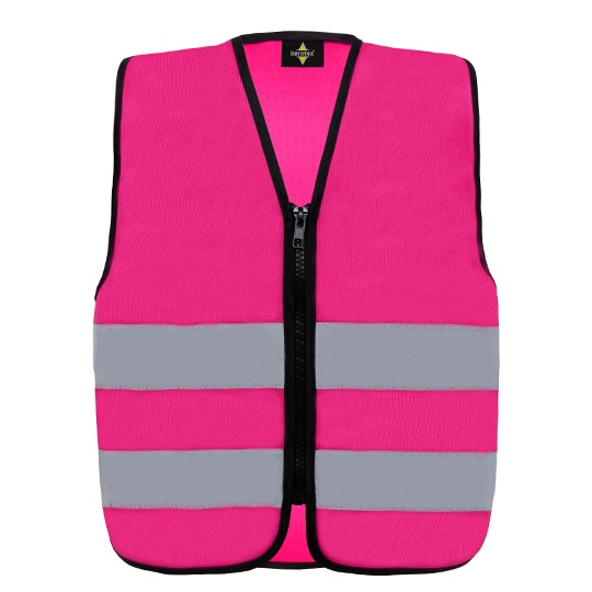 Kamizelka Dziecieca Odblaskowa KX201 - Magenta
