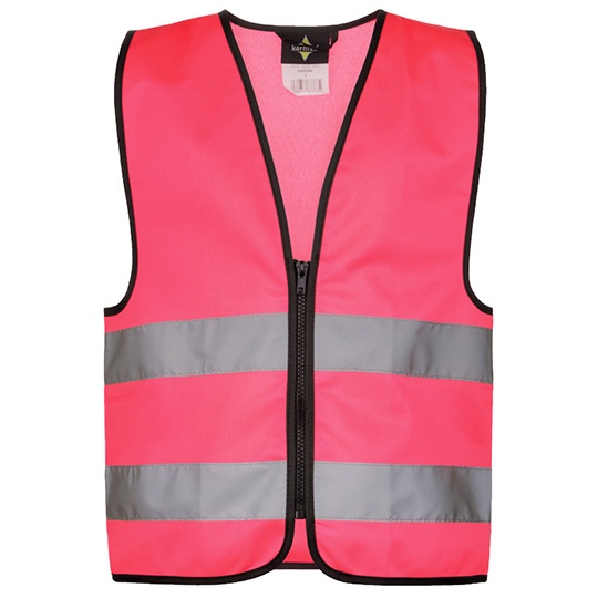Kamizelka Dziecieca Odblaskowa KX201 - Neon Pink