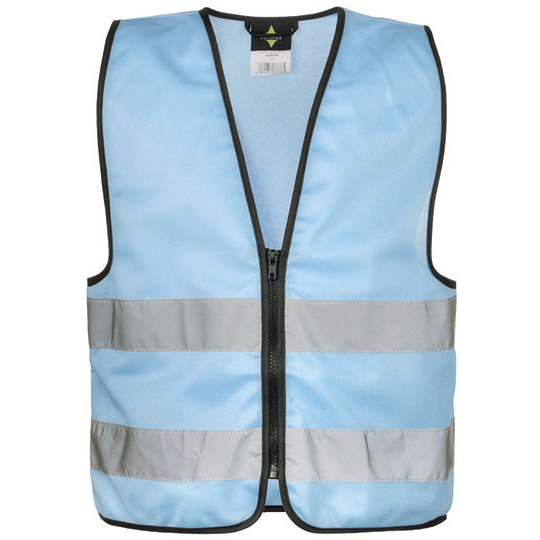 Kamizelka Dziecieca Odblaskowa KX201 - Sky Blue