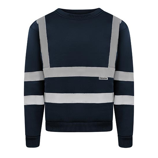 Bluza robocza odblaskowa z długim rękawem KX324 - Navy