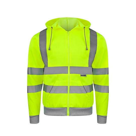 Bluza z kapturem robocza Hi-Vis KX422 - Signal Yellow