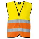 Kamizelka Klasyczna Wysoka Widocznosc KX500 - Signal Yellow & Signal Orange