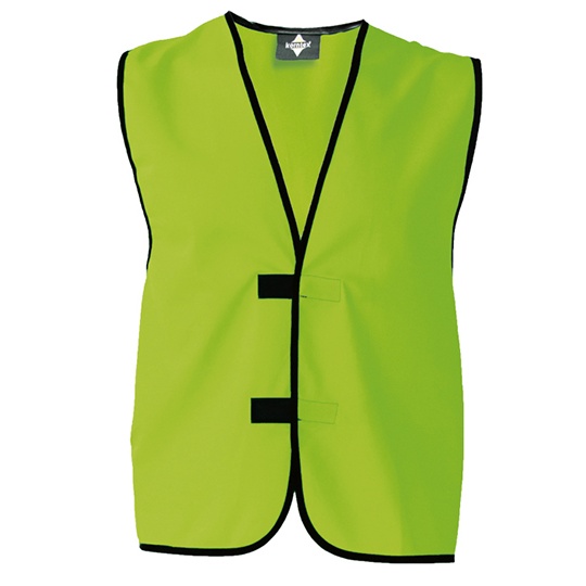 Kamizelka Klasyczna Poliester KX501 - Neon Green