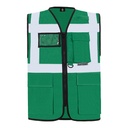 Kamizelka Dopasowana Odblaskowa Poliestrowa KX802 - Green