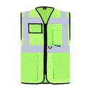 Kamizelka Dopasowana Odblaskowa Poliestrowa KX802 - Lime Green