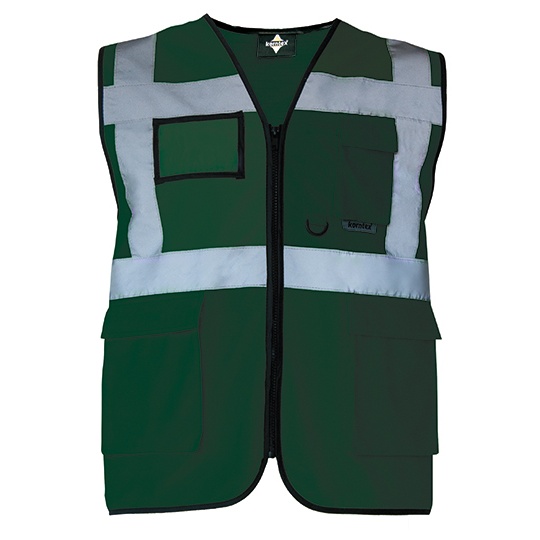Kamizelka Dopasowana Odblaskowa Poliestrowa KX802 - Paramedic Green