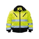 Kurtka Pilotka Hi-Vis Odpinana KX809S - Signal Yellow & Black