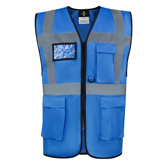 Kamizelka Luzna Odblaskowa Poliestrowa KX810 - Blue