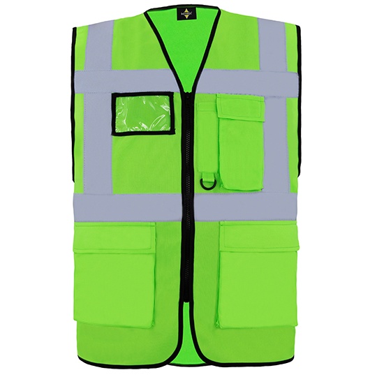 Kamizelka Luzna Odblaskowa Poliestrowa KX810 - Lime Green