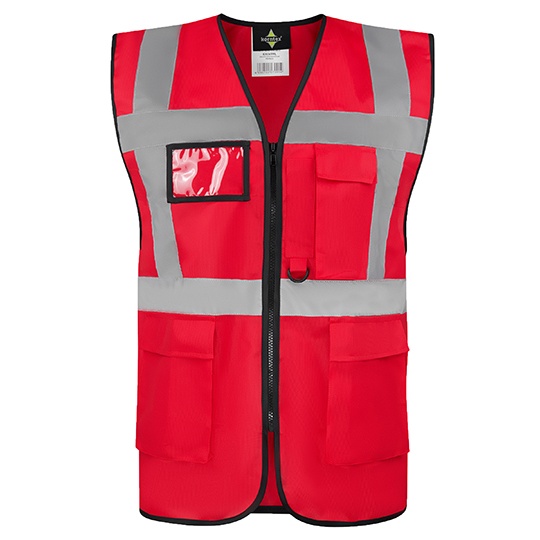 Kamizelka Luzna Odblaskowa Poliestrowa KX810 - Red