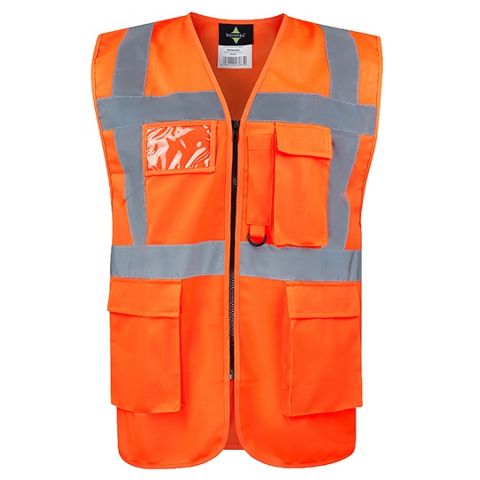 Kamizelka Luzna Odblaskowa Poliestrowa KX810 - Signal Orange