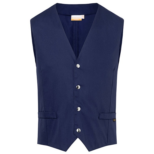 Kamizelka Meska Slim Twill KY035 - Navy (ca. Pantone 533C)