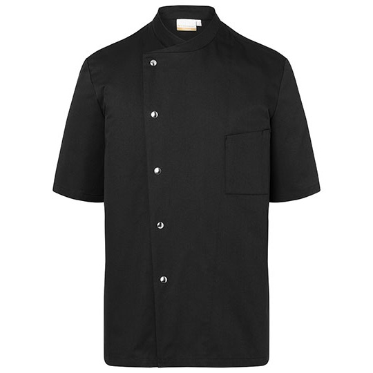 Kurtka Szefa Kuchni Meska Taliowana Twill KY037 - Black (ca. Pantone 419C)