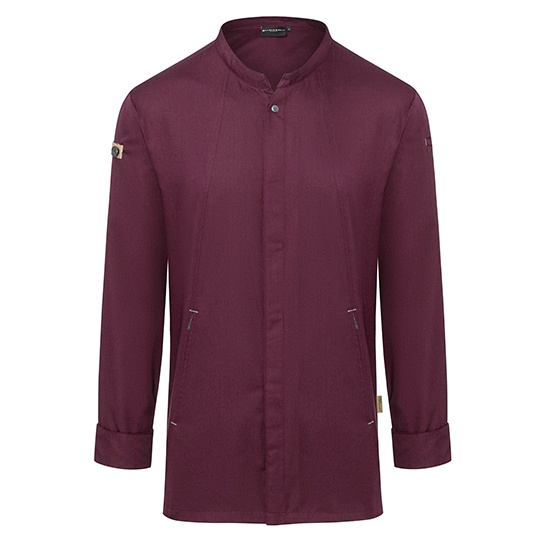 Kurtka Szefa Kuchni Slim Przewiewna Szybkoschnaca KY051 - Aubergine (ca. Pantone 5185C)