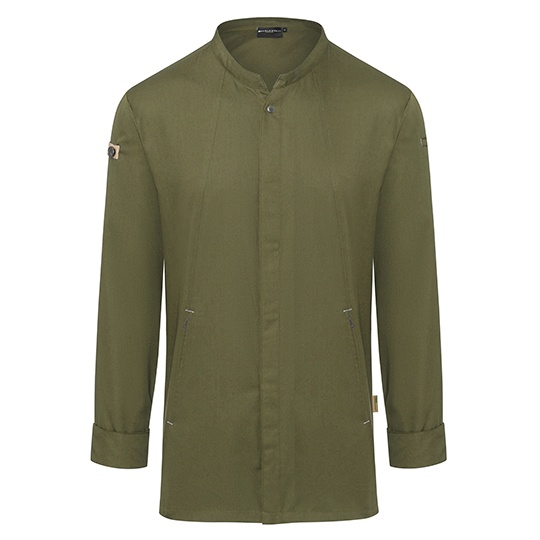 Kurtka Szefa Kuchni Slim Przewiewna Szybkoschnaca KY051 - Moss Green (ca. Pantone 7764C)