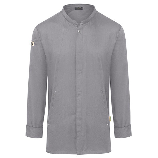 Kurtka Szefa Kuchni Slim Przewiewna Szybkoschnaca KY051 - Platinum Grey (ca. Pantone 4283C)