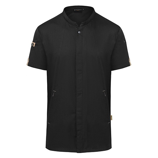 Kurtka Szefa Kuchni Slim Przewiewna Szybkoschnaca KY052 - Black (ca. Pantone 419C)
