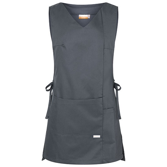 Damski Kasak Bez Rekawow Twillowy KY065 - Anthracite (ca. Pantone 7540C) & Anthracite (ca. Pantone 7540C)