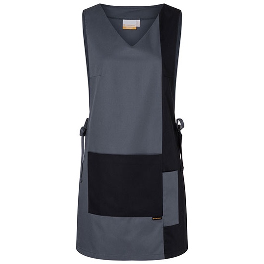 Damski Kasak Bez Rekawow Twillowy KY065 - Anthracite (ca. Pantone 7540C) & Black (ca. Pantone 419C)