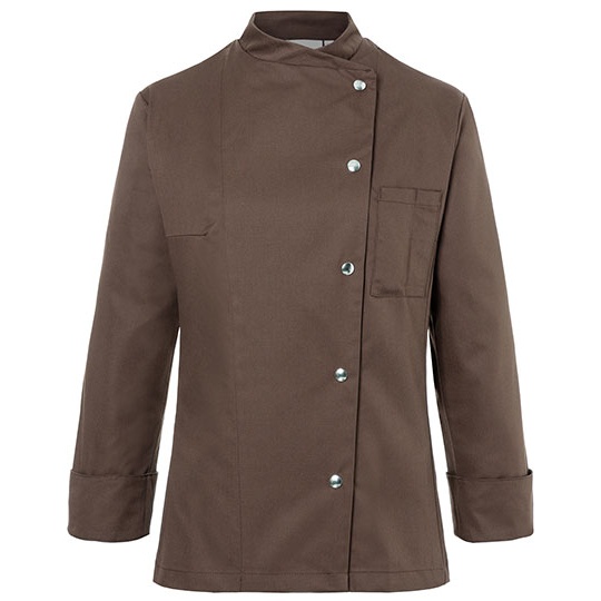 Kurtka Szefa Kuchni Damska Slim Twillowa KY070 - Light Brown (ca. Pantone 438C)