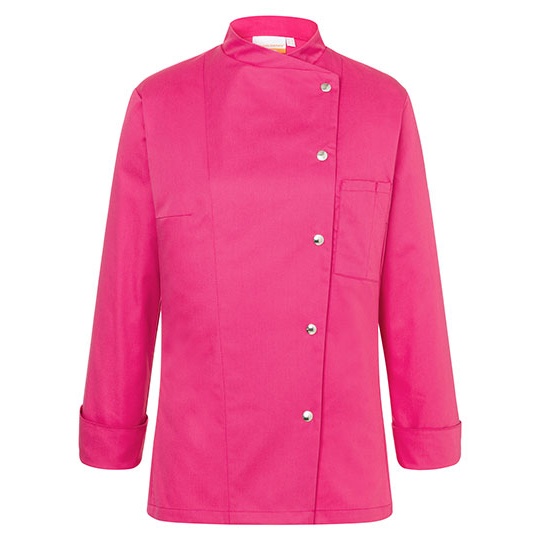 Kurtka Szefa Kuchni Damska Slim Twillowa KY070 - Pink (ca. Pantone 7636C)