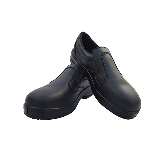 Buty Robocze Unisex Antyposlizgowe KY080 - Black (ca. Pantone 419C)